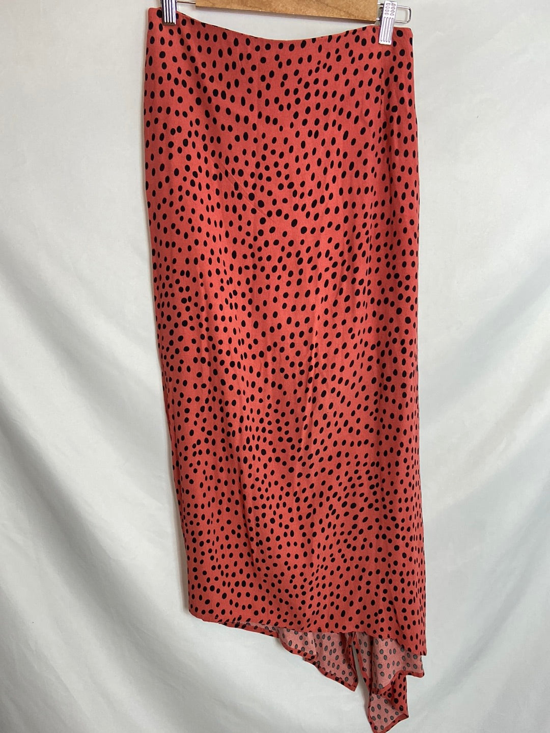 INTROPIA. Falda teja lunares T.38