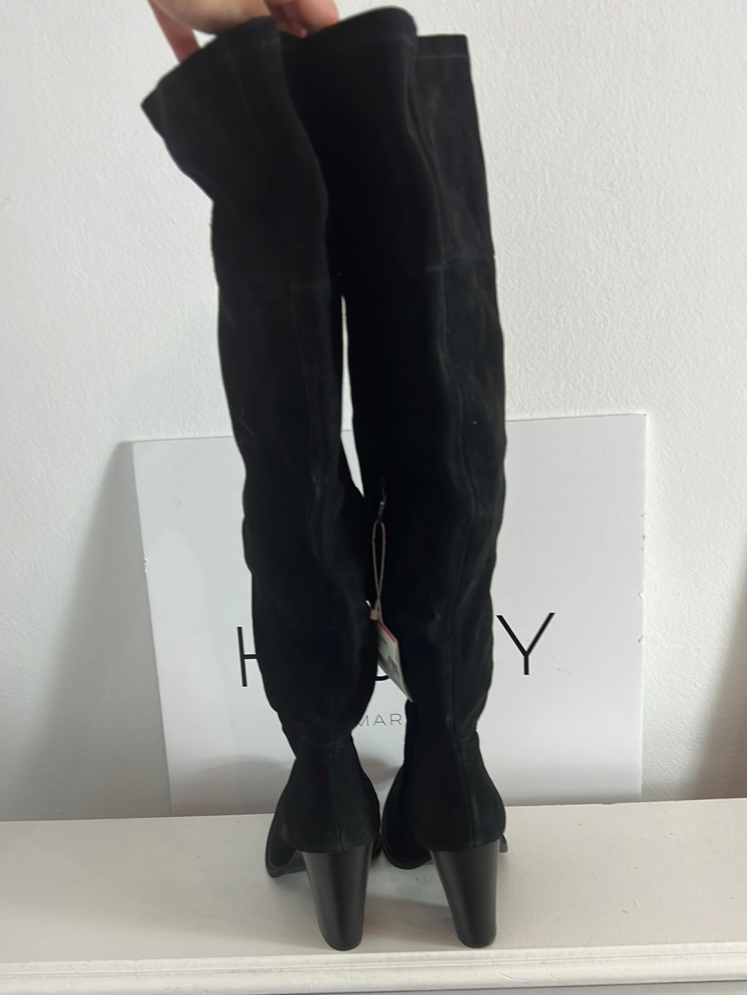 ZARA. Botas altas negras T.38