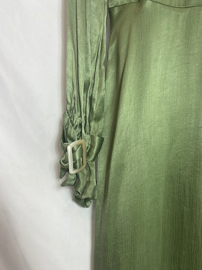 &OTHER STORIES. Vestido largo verde T.36