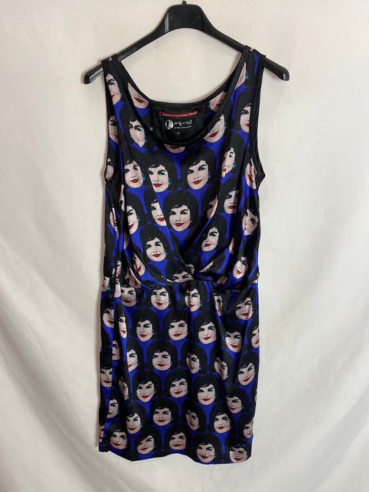 PEPE JEANS. Face-print dress. TL