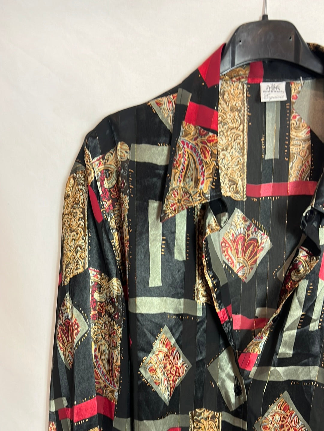 WALBUSH. Camisa fluida estilo vintage. T XL