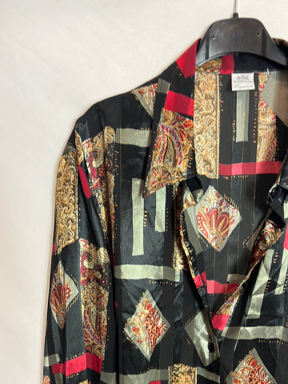 WALBUSH. Camisa fluida estilo vintage. T XL