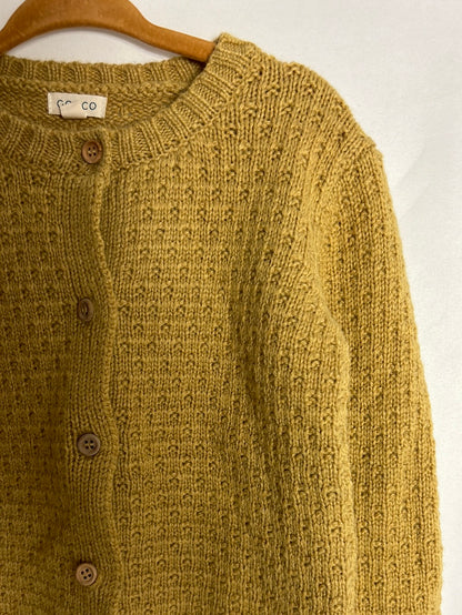 GOCCO. Chaqueta mostaza textura. T 3-4 años