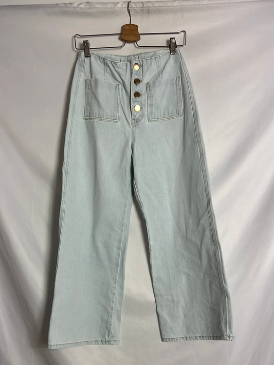 OTHERS. Light denim culottes. XS