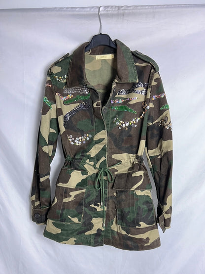 BDBA. Cazadora camuflaje lentejuelas T.38