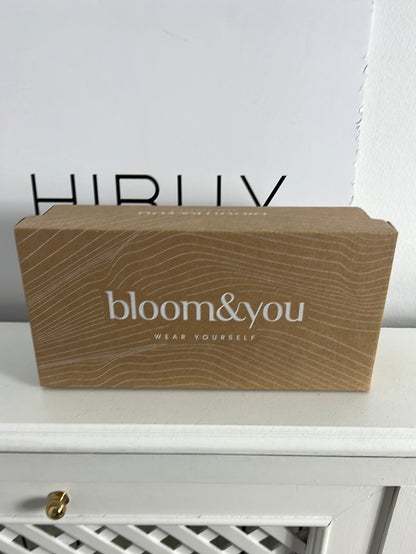 BLOOM&amp;YOU. Black textured leather ballet flats. Size 38