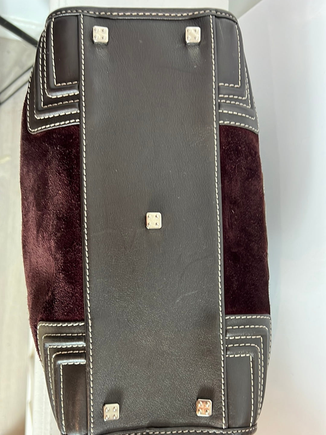 LOEWE. Bolso amazona burdeos