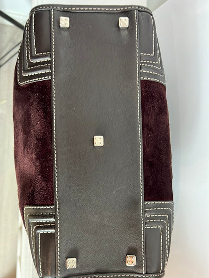 LOEWE. Bolso amazona burdeos