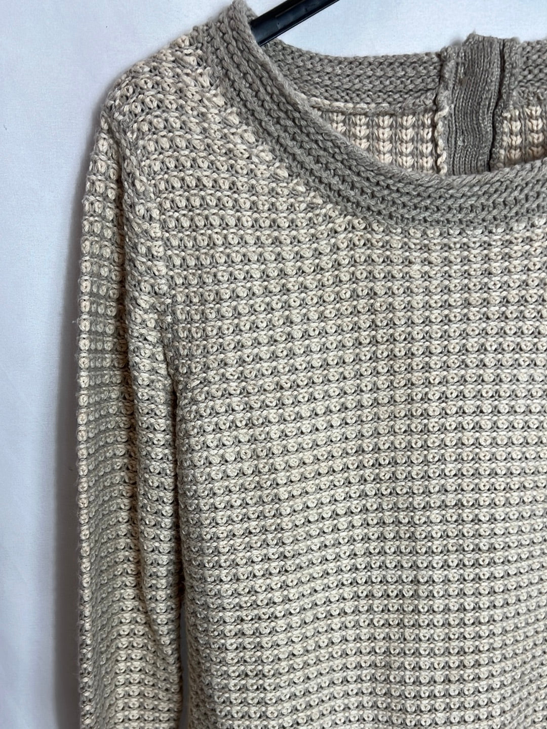 SFERA. Beige and gray Tl sweater