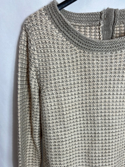 SFERA. Beige and gray Tl sweater