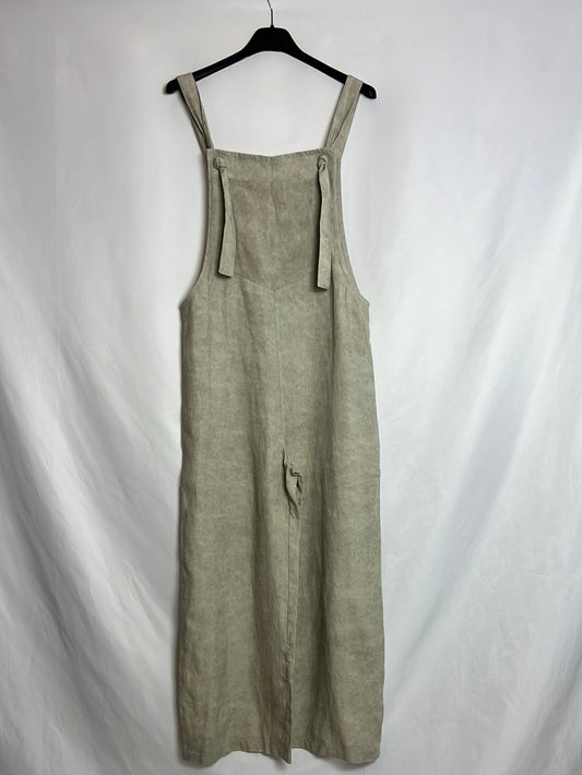 ZARA. Peto midi gris  efecto desgastado. T S