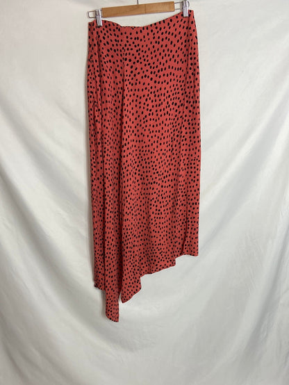 INTROPIA. Falda teja lunares T.38