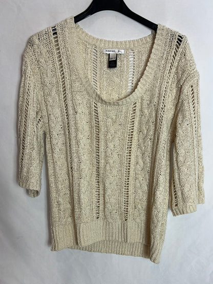 MANGO. Jersey punto abierto T.m