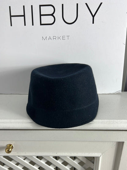 BIMBA Y LOLA. Gorra lana azul oscuro. T M