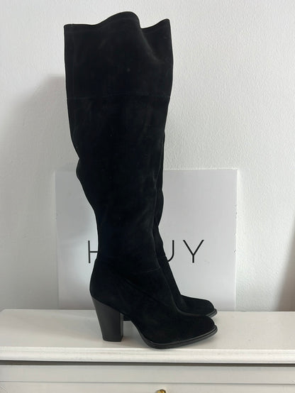 ZARA. Botas altas negras T.38
