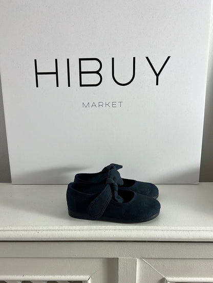 PISAMONAS. Blue bow-knot Mary Janes. Size 25