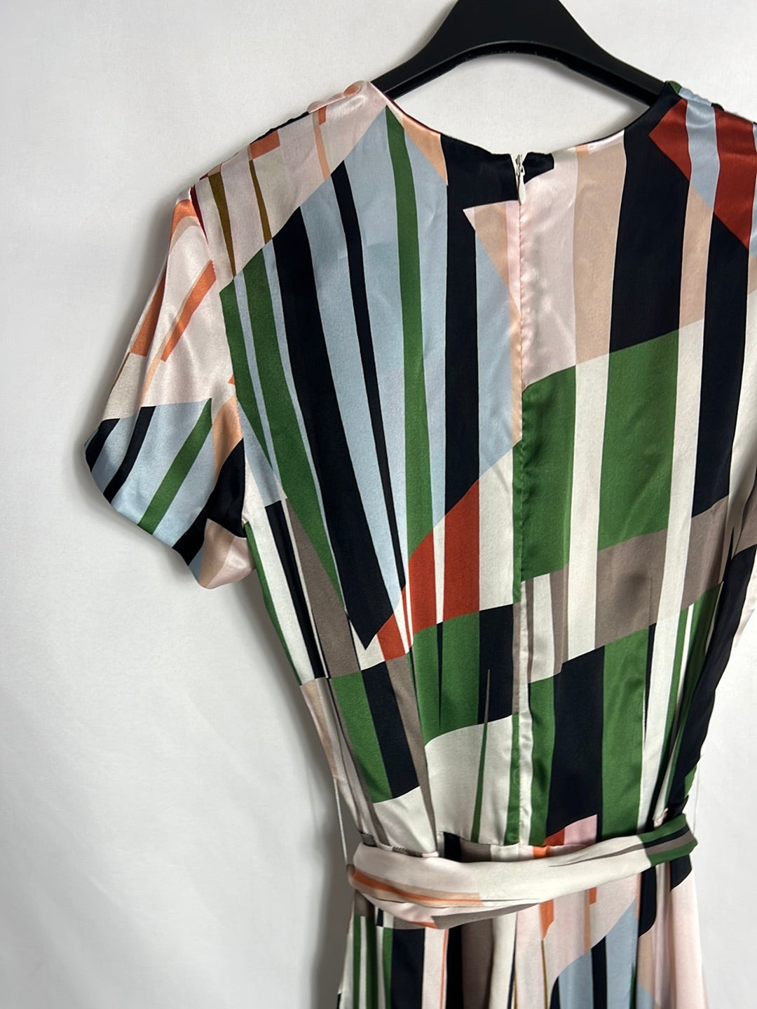 UTERQÜE. Mono largo estampado satinado. T M