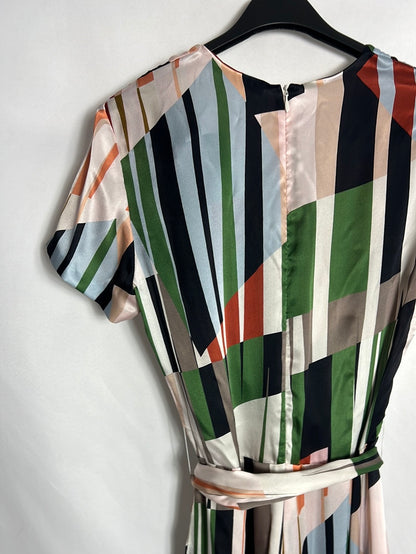 UTERQÜE. Mono largo estampado satinado. T M