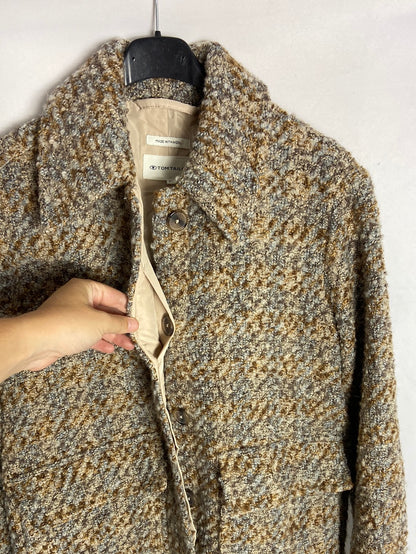 TOM TAILOR. Beige terry coat T.xs