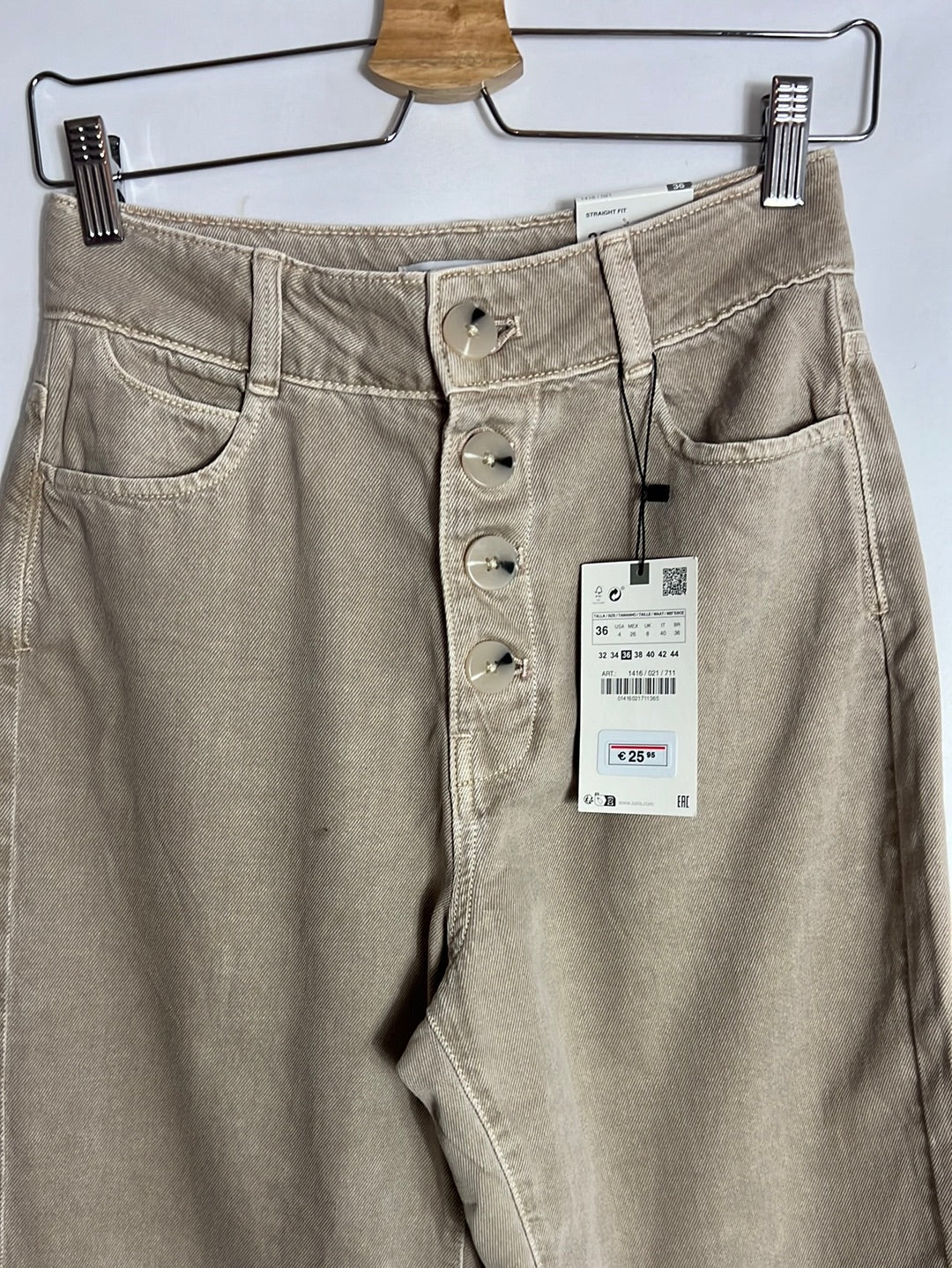 ZARA. Dark beige culottes. Size 36