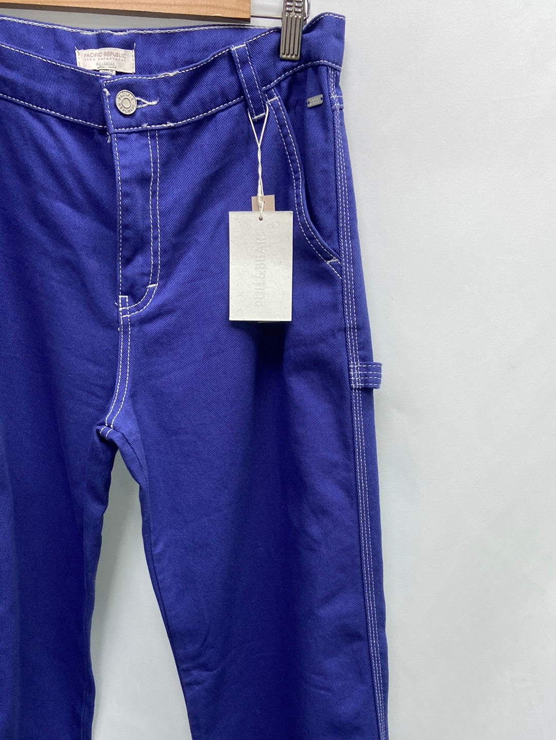 PULL&amp;BEAR. Purple wide-leg trousers size 36