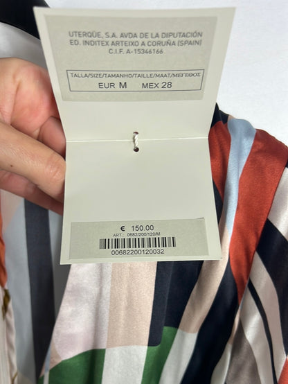 UTERQÜE. Mono largo estampado satinado. T M