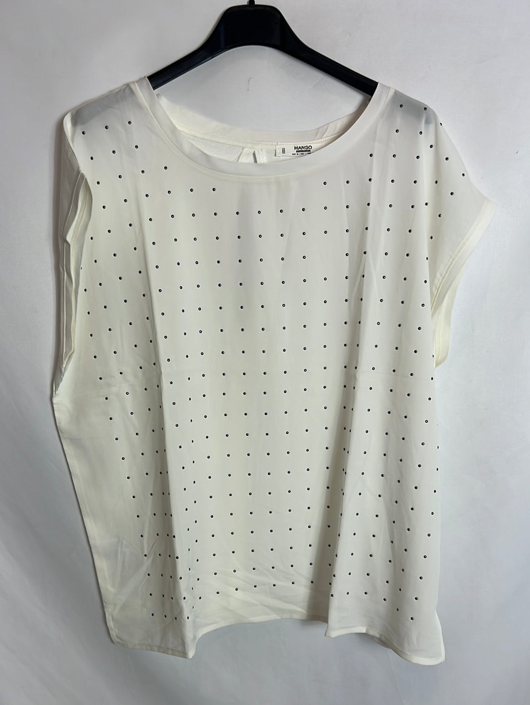 MANGO. Top fluido mini tachuelas. T XL