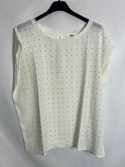 MANGO. Top fluido mini tachuelas. T XL