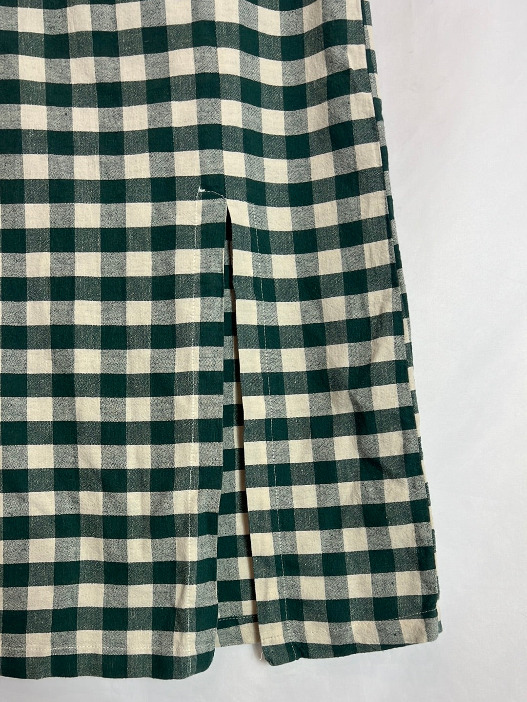 Vichy Verde Blusa Cuadros Vichy Mango Blusa A Cuadros Vichy Verde