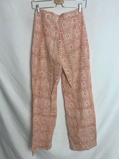 Pantalón fino estampado hippie T.s