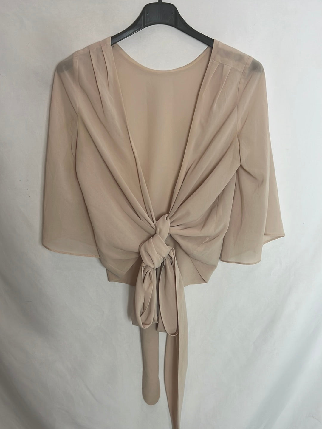 BIMANI. Pink wrap blouse Ts