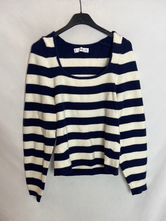 MANGO. Jersey punto rayas. T.M