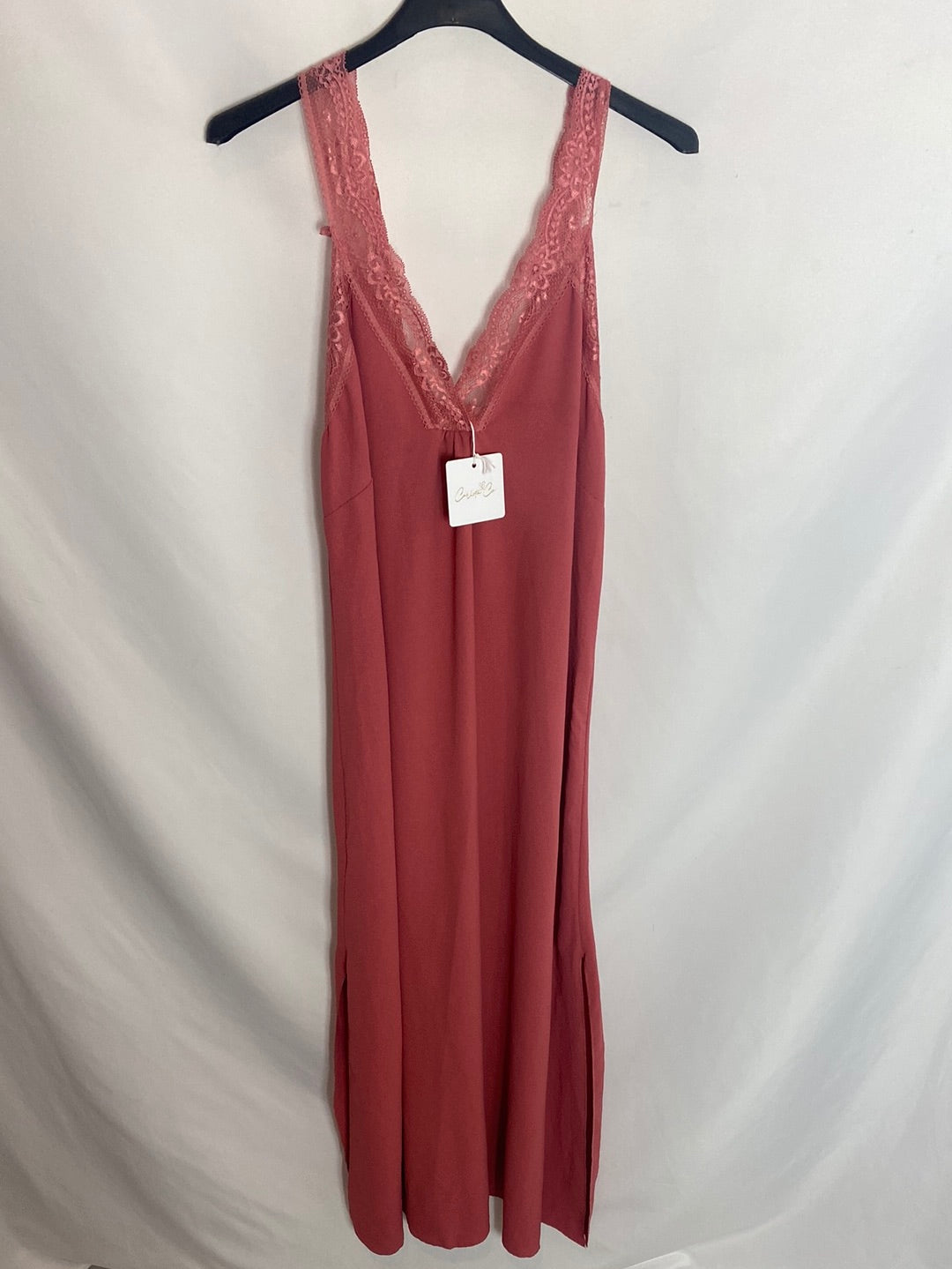 CARLOTA&amp;CO. Pink midi dress