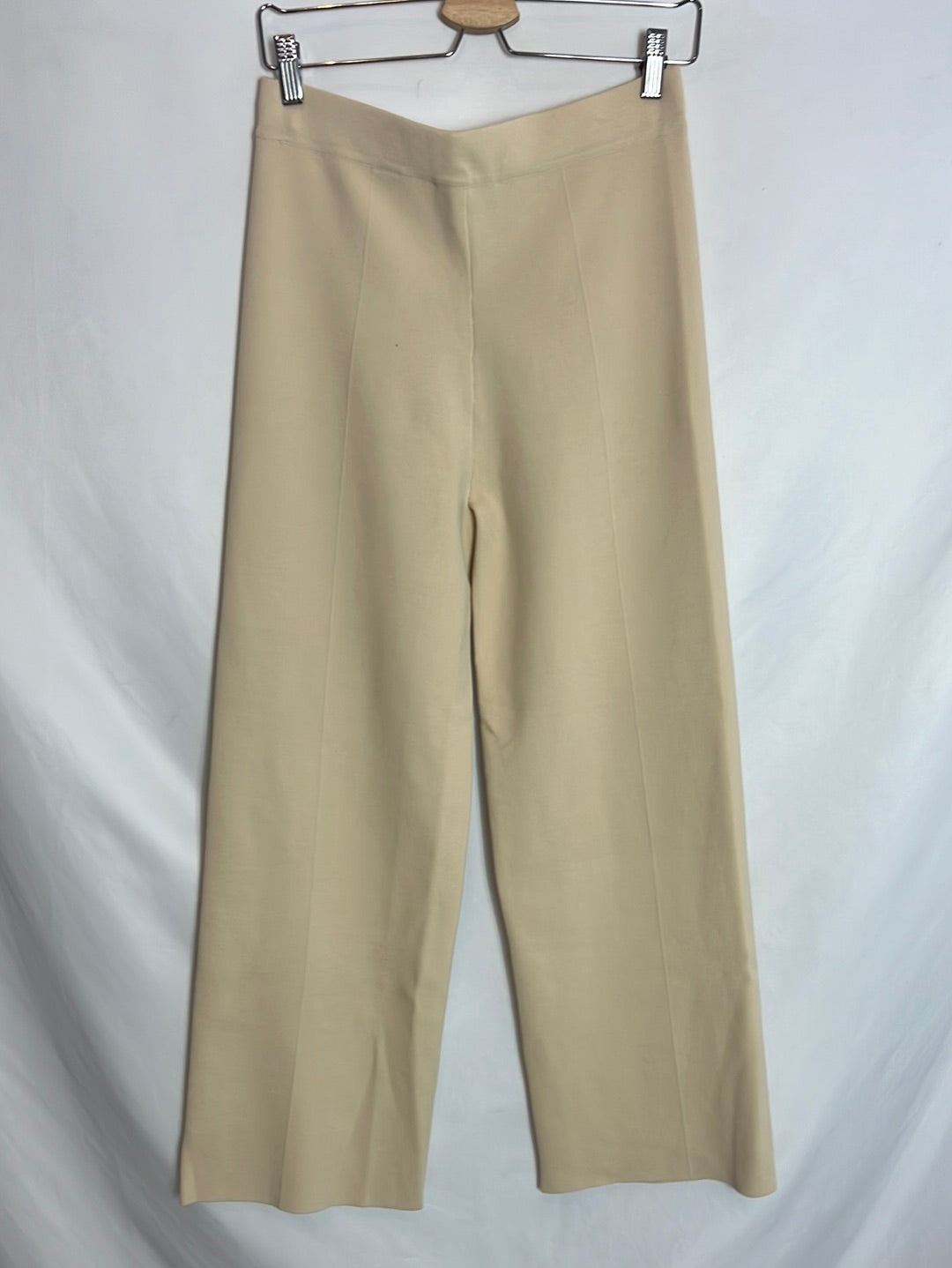 ZARA. Beige knit trousers Tm