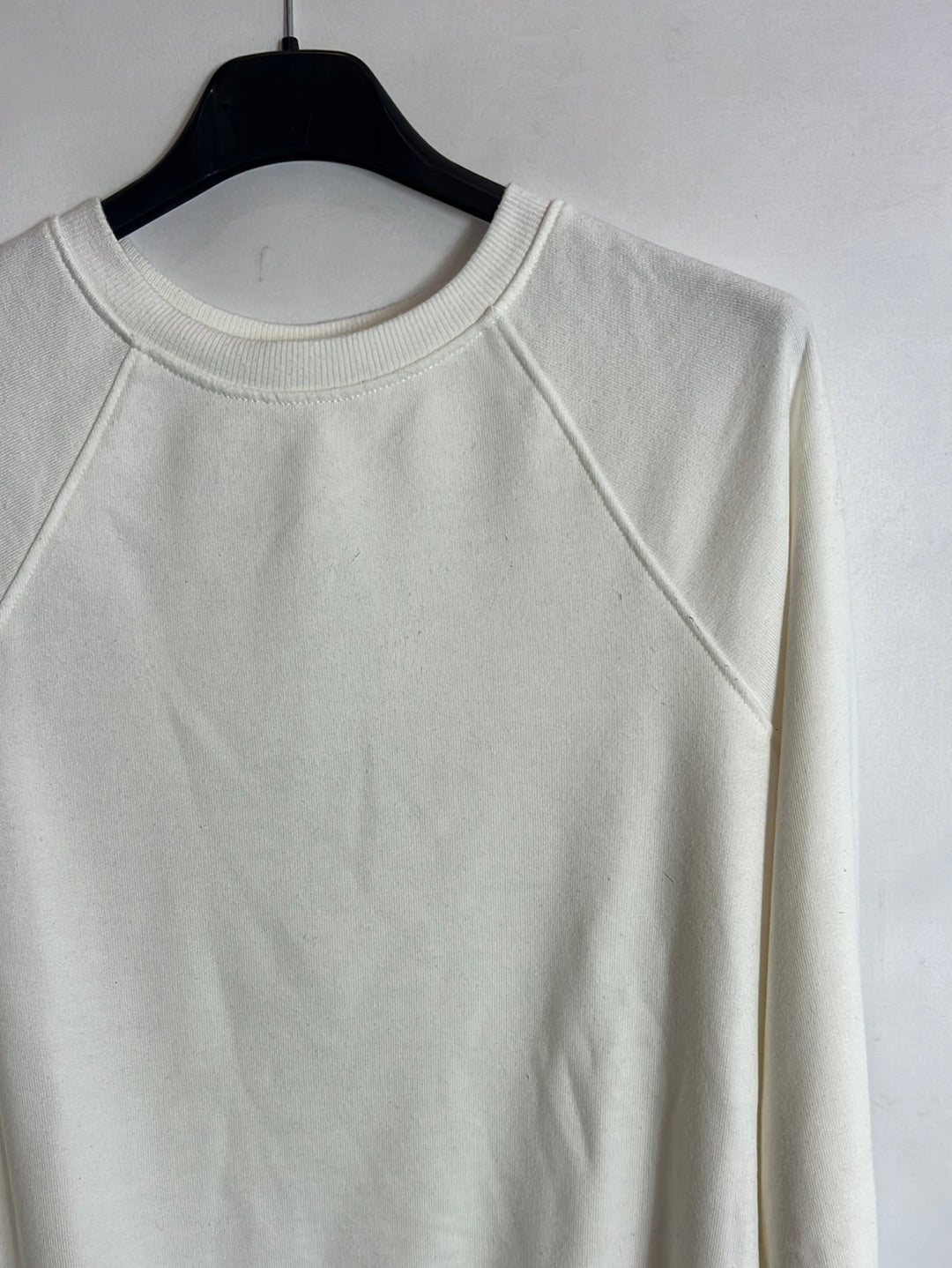 H&M. Sudadera blanca básica. T XS