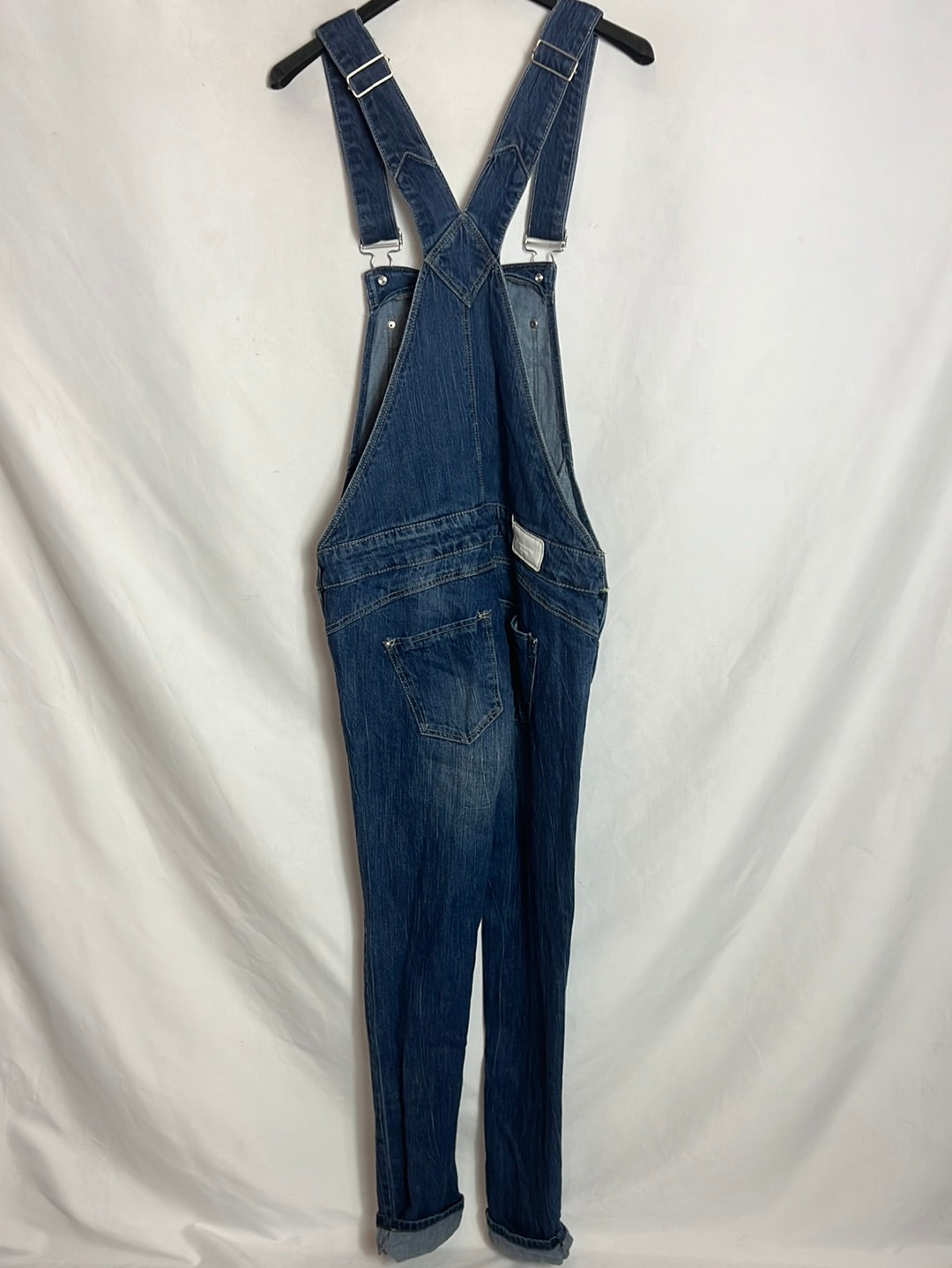 STRADIVARIUS. Peto denim efecto desgastado T.36