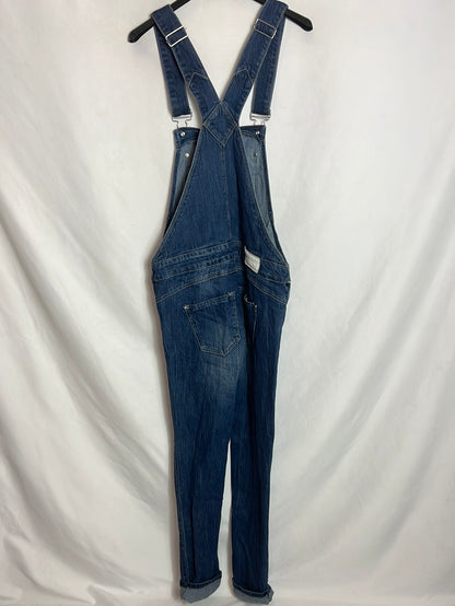 STRADIVARIUS. Peto denim efecto desgastado T.36
