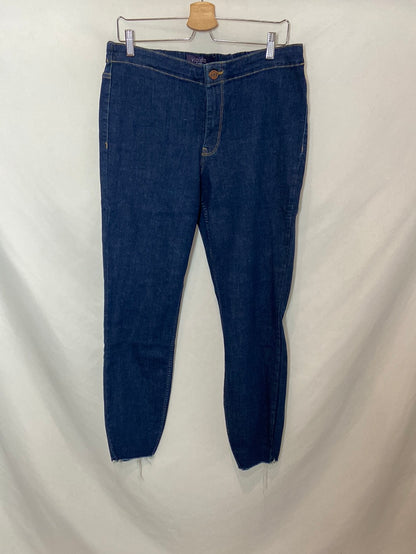 VIOLETA BY MANGO. Pantalón vaquero recto  T. 48