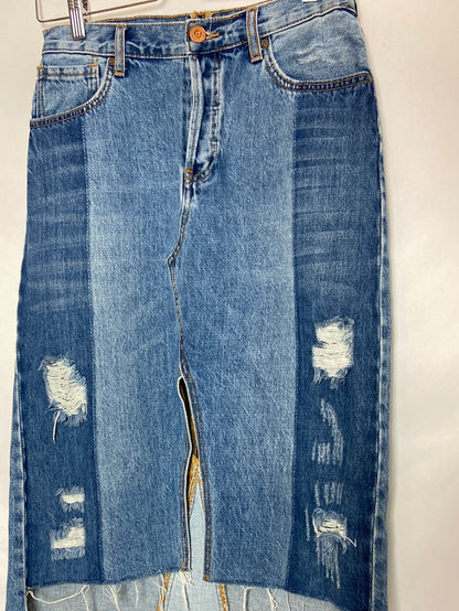 MANGO. TS denim midi skirt