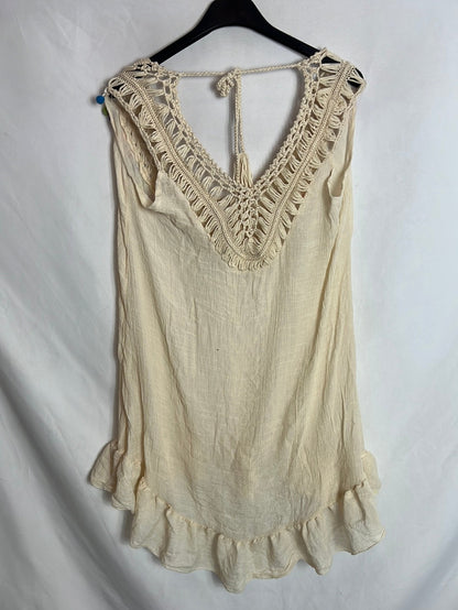 OTRAS. Blusa beige croché T.u(s)