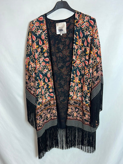 ZARA. Kimono estampado flores. T M
