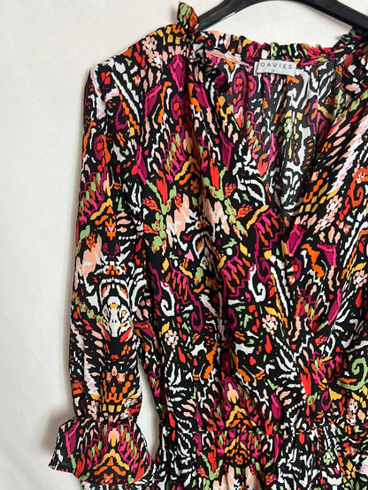 LOAVIES. Vestido corto estampado T.xs