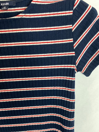 KIABI. Striped knit top. XS