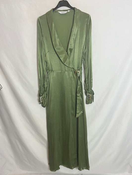 &OTHER STORIES. Vestido largo verde T.36