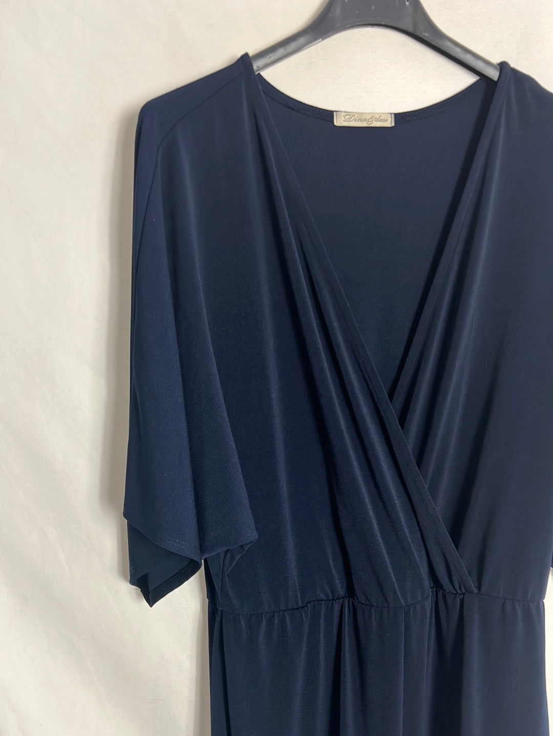 DINA&DESS. Mono largo azul fluido. T M