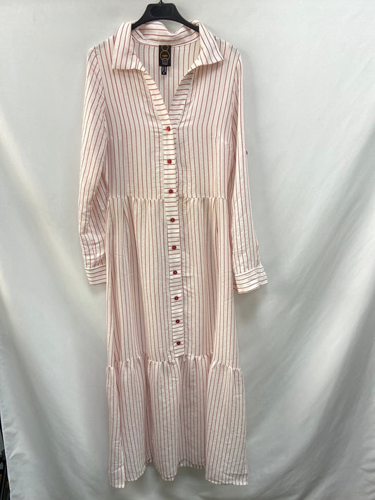 EIGHT. Vestido largo rayas T.l(tara)