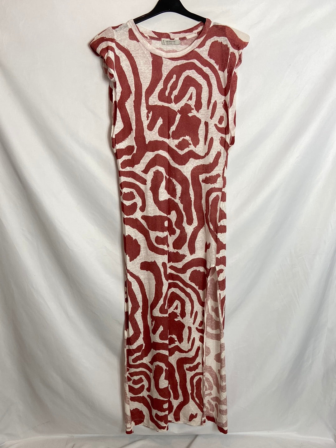 MR MOOD. Long linen dress Tu(s/m)