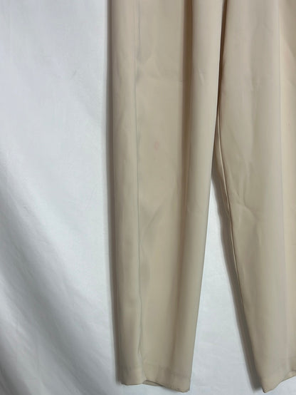 IQ. Total look: blazer and beige flowing trousers. TS/M (tare)