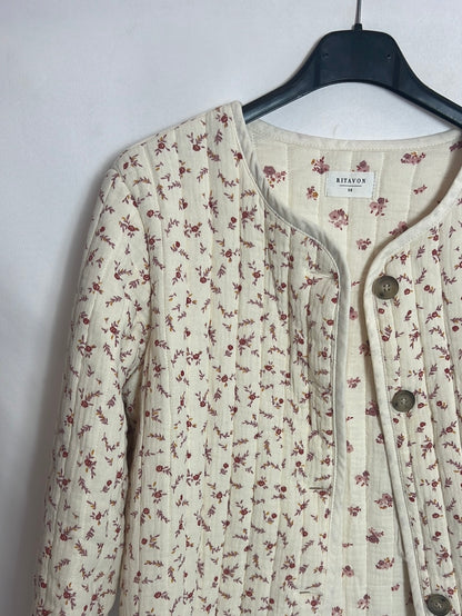 RITAVON. Reversible floral jacket. Size 36