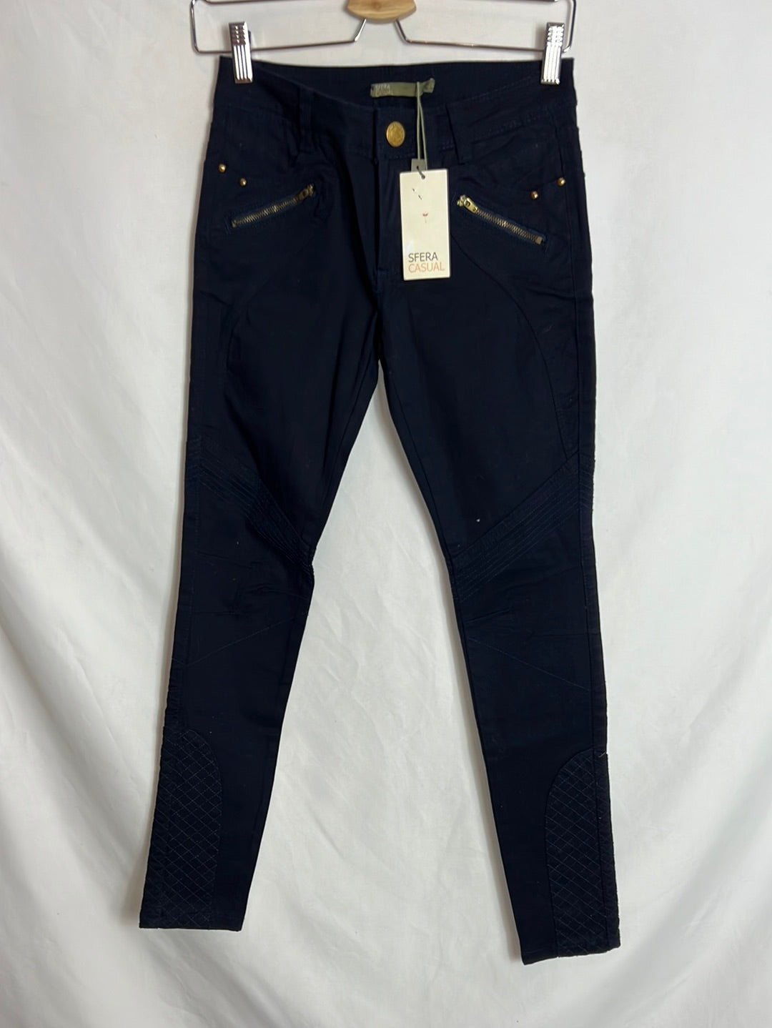 SFERA. Blue skinny trousers, size 40